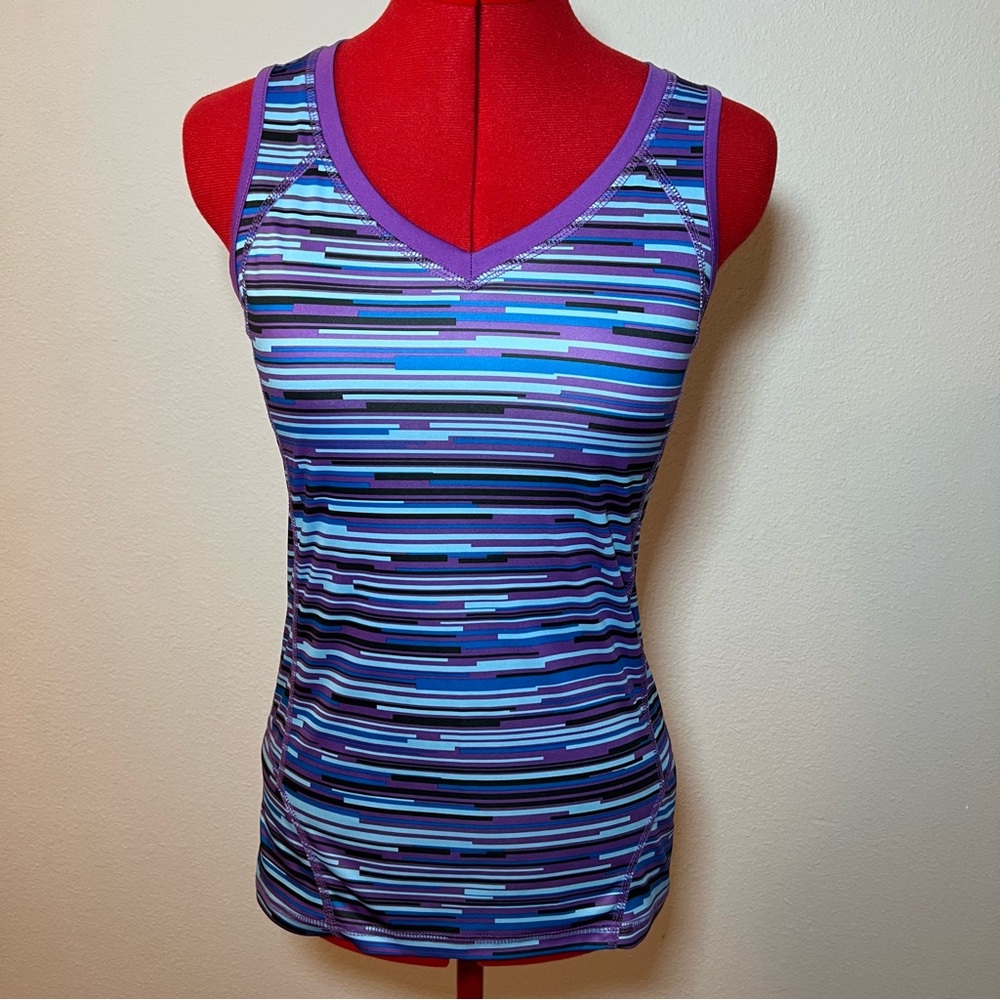Tek Gear Workout Tank Purple Blue Size XS